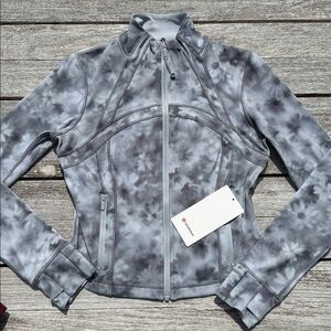 Lululemon Define Cropped Jacket Meadow Haze Grey‎ Multi Size 10 NWT 🤍✨✨